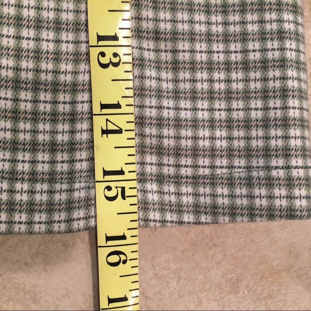 NWT PacSun John Galt 1 size green plaid mini skirt. - Picture 6 of 6